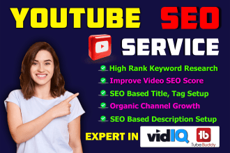 do best youtube video SEO and optimize your channel for organic ranking