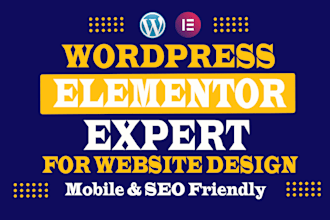 be your elementor expert for duplicate website or clone wordpress website