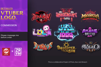 design a vtuber and streamer logo