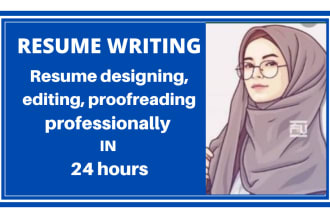 be your professional resume maker, design and edit your CV