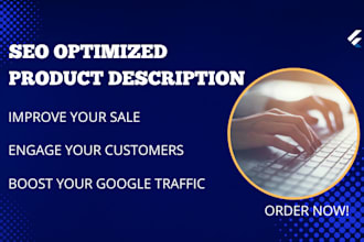 write an effective description for your products