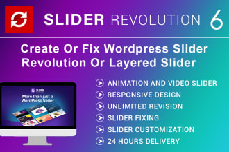 make or fix slider revolution, web banner and slider