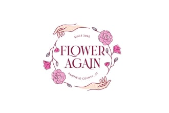 create a boho hand drawn botanical feminine logo in 1 day