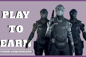 develop play to earn game, move to  earn game in unity or unreal engine