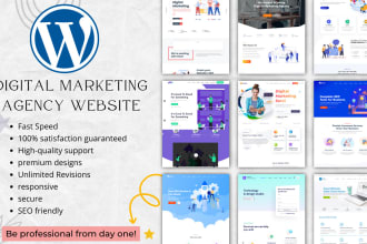 create a smma agency website within 24 hours