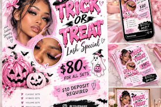 design classy and eye catching halloween flyers and posters