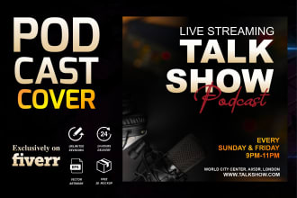 design stunning artwork for your podcast cover art