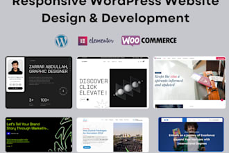 make expert wordpress elementor website creation elevate your online presence