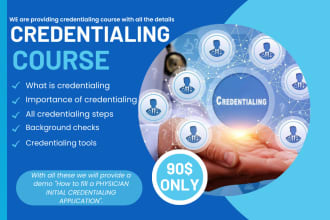 provide credentialing complete course