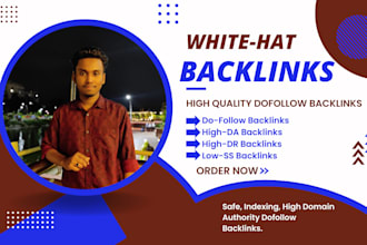 build high authority contextual dofollow SEO backlinks