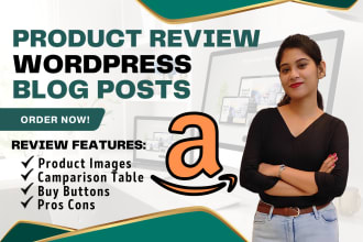 upload product review blogs, article posting, blog post publish