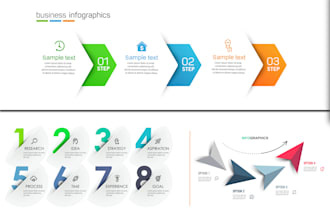 create creative business infographics design