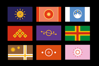 create a custom flag for your worldbuilding project