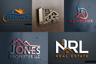 design a real estate construction building property and realtor logo