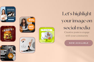 design creative, professional and aesthetic posts, banners and ads for you