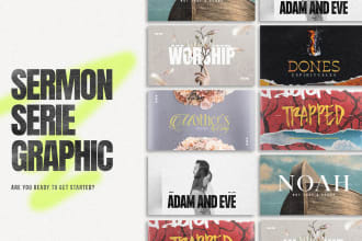 design church sermon series graphic package