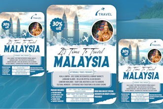 create custom travel flyers, posters and event flyer design