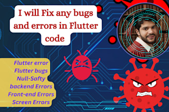 fix flutter bugs and errors in your mobile app