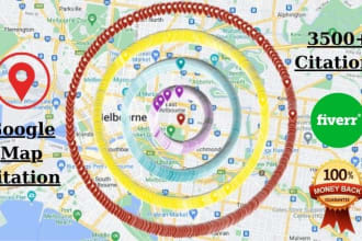 create 45k google map citations for ranking your gmb page