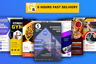 design flyer, brochure, company profile, catalog, annual report