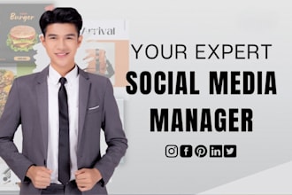 be your social media manager also canva expert