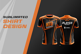 sublimated t shirt design