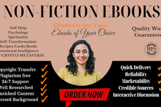 write nonfiction ebooks ghostwrite nonfiction ebooks ghost ebook writer upto 50k