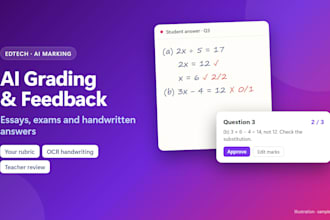 build ai grading and feedback for essays, exams and handwritten answers