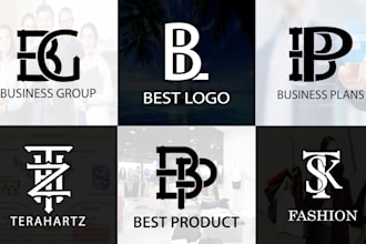 do monogram, initial letters, apparel and clothing  logo design