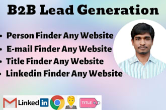 provide b2b lead generation any company website