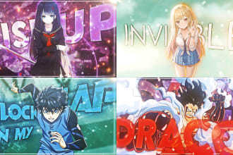 make cool amv 4k thumbnails
