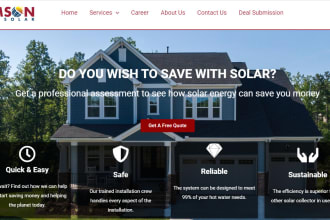 design solar website and generate solar leads for you