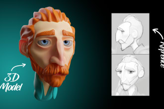 model 3d cartoon character or object