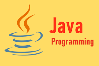 do java programming, java project, java task