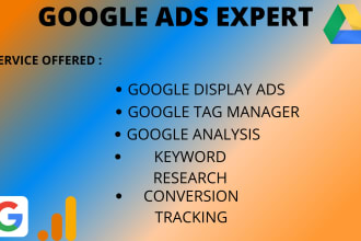 setup and manage and optimize google ads campaign