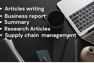 do research, reports, case study analysis and summaries