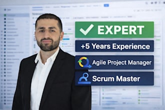 be your agile project manager and scrum master