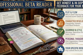 beta read and feedback your novel or short story