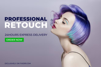 do high end beauty, fashion, portrait retouching, photo editing
