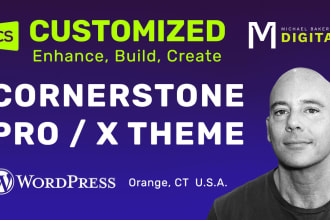 be your pro theme, x theme, cornerstone, wordpress expert USA