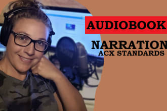 be your audiobook narrator to acx standards