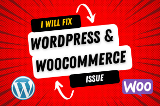 fix wordpress and woocommerce issues