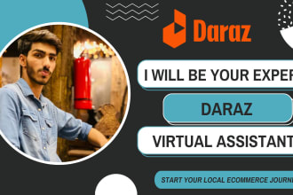 be your daraz virtual assistant as a store and product manager