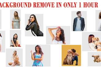 remove background in only 1 hour
