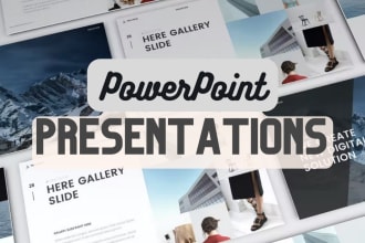 design creative, modern and eyecatching powerpoint presentation slides