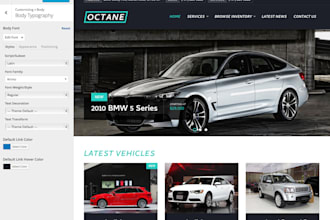 design stunning car dealership website