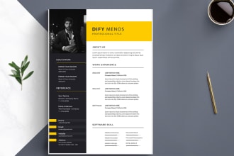 design professional resume design and cover letter design