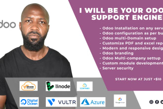 install, configure and make custom odoo modules for ee or ce