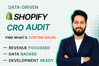 conduct data backed shopify cro audit to find conversion and revenue leaks