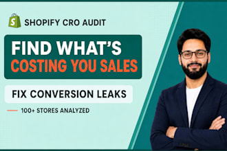 conduct data backed shopify cro audit to find conversion and revenue leaks